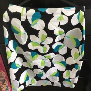 Worthington floral skirt